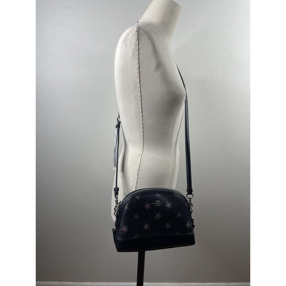 Coach Signiture Dome Crossbody Stars Sparkle Multi Color Black F88031